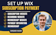 set up wix recurring subscription payments membership automation website