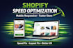 improve shopify speed and fix mobile responsiveness