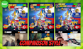create comparison style meme shorts