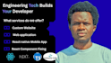 build a responsive website using react nextjs and typescript