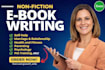 be your non fiction ebook writer, ghostwriter, ghostwriting