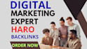 get high authority haro guest post backlinks for google ranking seo