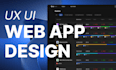 design UX UI app, web applications, saas dashboard in figma
