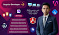 develop angular design and front end design using angular material