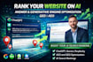 rank your website on ai with generative and answer engine optimization, aeo, GEO