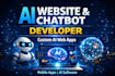 develop ai website, ai chatbot, ai web, and custom ai software,ai mobile app
