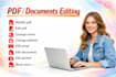 create edit convert modify pdf files