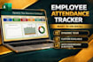 create an automated excel employee attendance tracker with dashboard