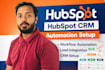 build hubspot CRM automation using n8n and API integration