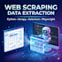 do web scraping and data extraction using python