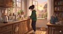 do lofi loop animation, lofi animation, motion design, anime cozy style