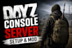 setup and mod your console dayz server, server config, dayz mods, clothing gears