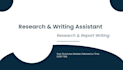 research any topic and deliver a clean, structured report
