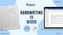 do manual typing and handwriting to text conversion