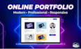 create a modern online portfolio