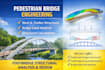 design pedestrian bridge and footbridge structural analysis and design