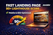 build a fast responsive landing page