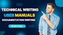 write user manual, documentation and technical writing
