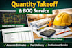 do quantity takeoff and boq for construction projects