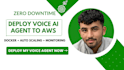 dockerize and deploy your voice ai agent to AWS ecs eks with auto scaling