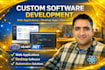 develop custom software, web and desktop applications