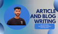 article writng and blog writing