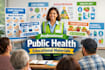 create professional public health and hygiene training materials