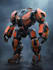 draw amazing character mecha robot illustration