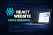 develop a modern responsive website using react js and vite