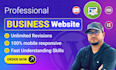 do website development for your business, wordpress website