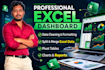 clean, format, split, and merge excel data