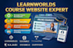do course website design learnworlds website kajabi website gohighlevel website