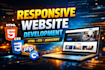 build fast, responsive website using PHP, HTML, CSS and js