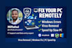 provide remote IT support, windows fix and virus removal