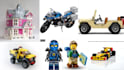 do lego digital car, bike, minifigure, ship, toy and house with functioning part