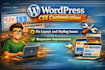 customize and fix your wordpress website design using CSS