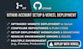 set up github account and deploy your website to vercel