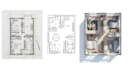 create modern  3d house floor plan and layout using homebyme and convert sketch