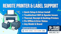 fix or setup any printer and label printer remotely