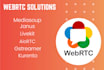 develop webrtc application using mediasoup livekit janus aiortc