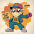 create a retro style cartoon mascot illustration