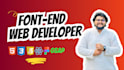 create responsive website with html,css,js,gsap and react