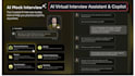 develop live ai virtual interview assistant, ai copilot, ai mock interviewer