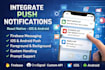 integrate push notification in react native