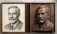 convert image to 3d bas relief portrait model for cnc carving or 3d printing