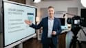 do ai presenters elearning course videos on synthesia heygen