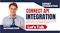 connect rest API, CRM API integration, third party API, oauth2, webhook setup