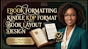 do book formatting, kindle ebook formatting, layout design