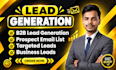 do b2b lead generation, targeted email list and cold email outreach