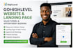 gohighlevel website, landing page, funnel and appointment booking
